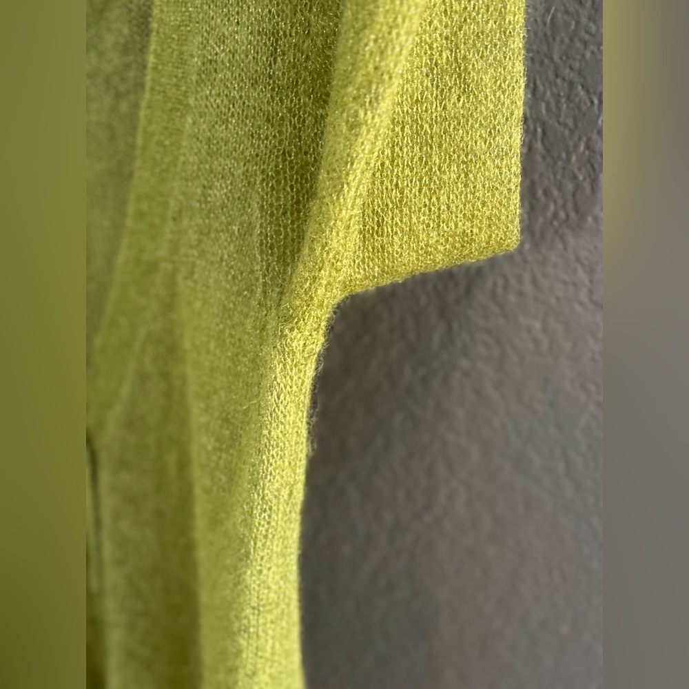 Anthropologie CHARLIE&ROBIN: Mohair Green Women's Cardigan - Picture 11 of 14